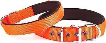 DOGGİE KONFOR DOKUMA BOYUN TASMASI TURUNCU 1,5X25-30CM