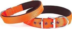 DOGGİE KONFOR DOKUMA BOYUN TASMASI TURUNCU 1,5X25-30CM