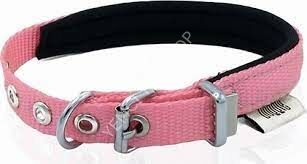 DOGGİE KONFOR DOKUMA BOYUN TASMASI PEMBE 1,5X25-30CM