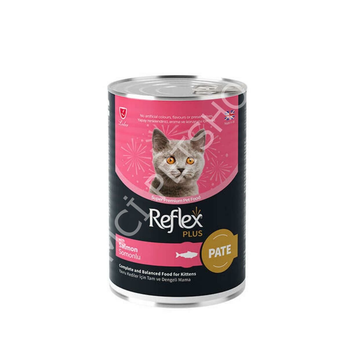 Reflex Plus Pate Kitten Somonlu Yavru Kedi Konservesi 400 Gr