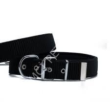 DOGGİE KONFOR DOKUMA BOYUN TASMASI SİYAH 2,5X42-50CM