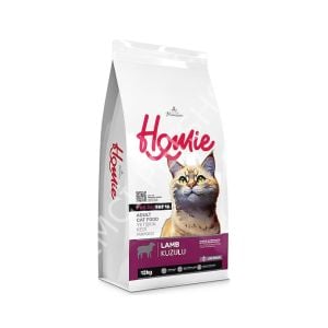 Homie Super Premium Düşük Tahıllı Kuzu Etli 12 kg Yetişkin Kedi Maması