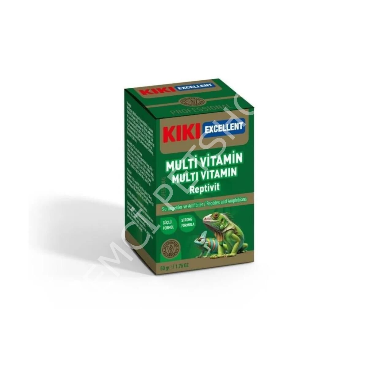 Kiki Excellent Sürüngen ve Amfibiler İçin Multivitamin Tozu 50 Gr
