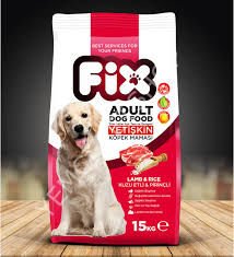 FİX KUZU ETLİ PİRİNÇLİ YETİŞKİN KÖPEK MAMAMSI 15 KG