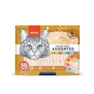 Wanpy Karışık 4 Lezzetli Krema Kedi Ödülü 50*14 gr