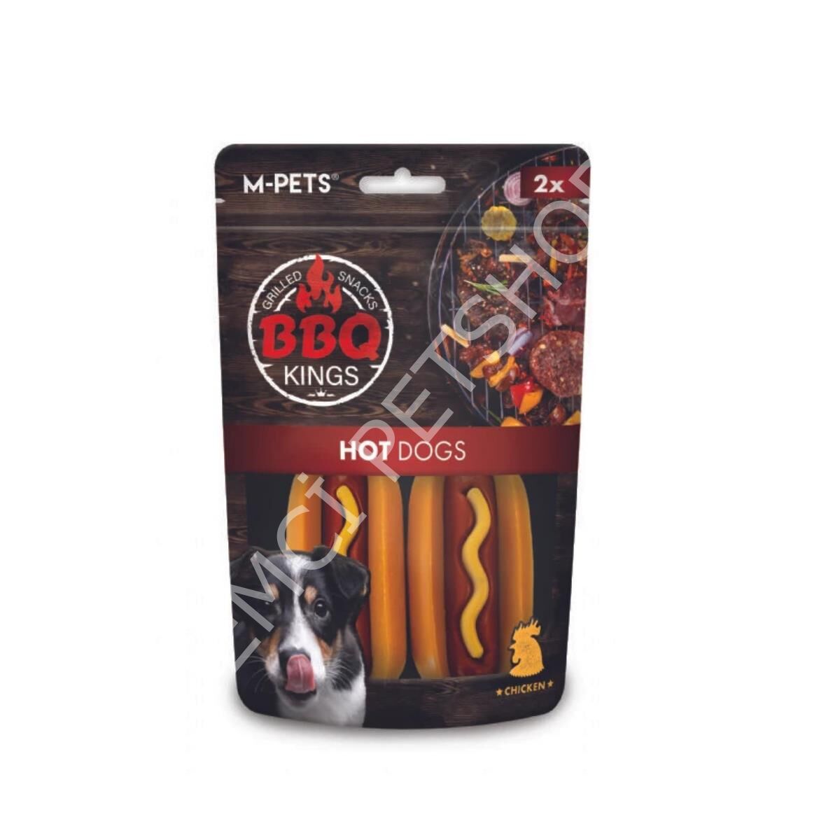 M-Pets BBQ Kings Hot Dogs Tavuklu Köpek Ödül Maması 135gr
