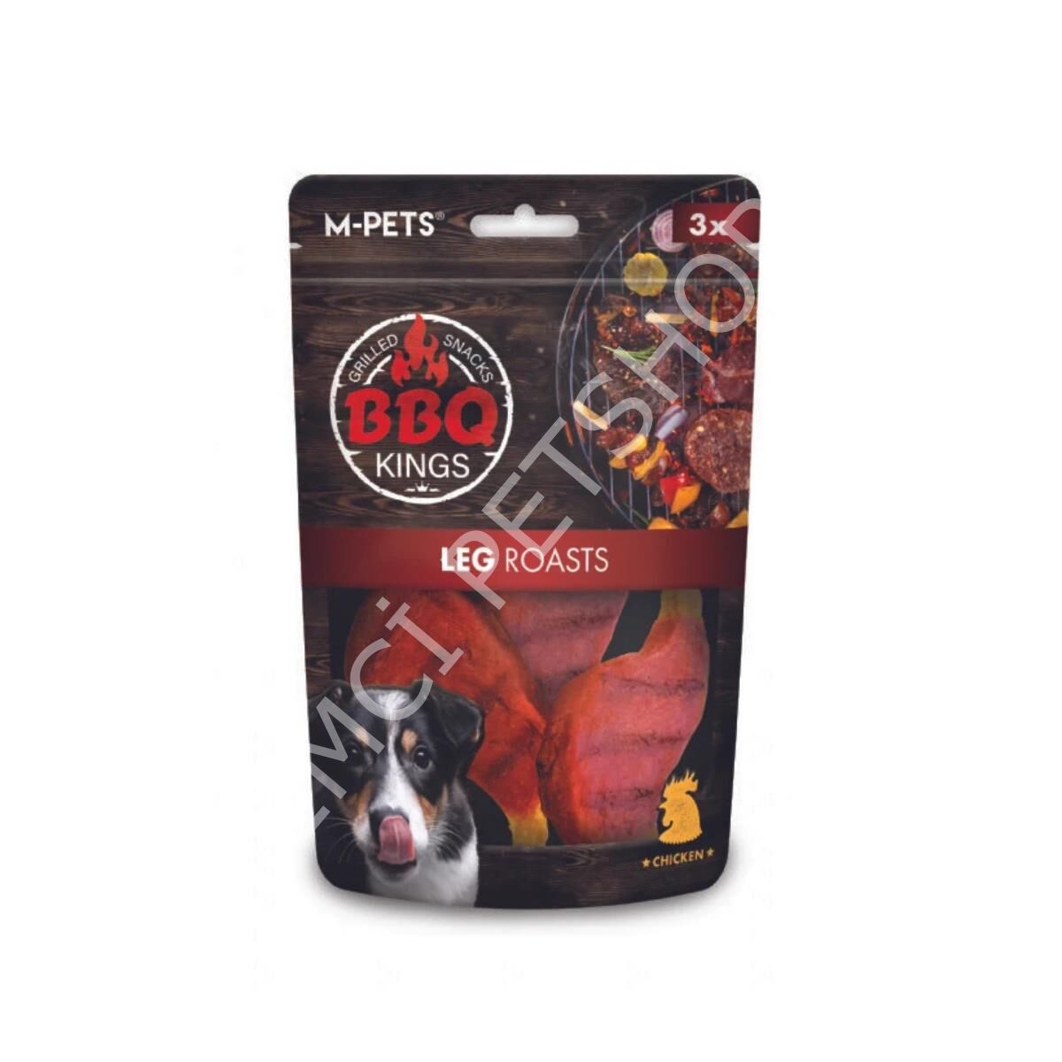 M-Pets BBQ Kings Leg Roasts Tavuklu Köpek Ödül Maması 70gr