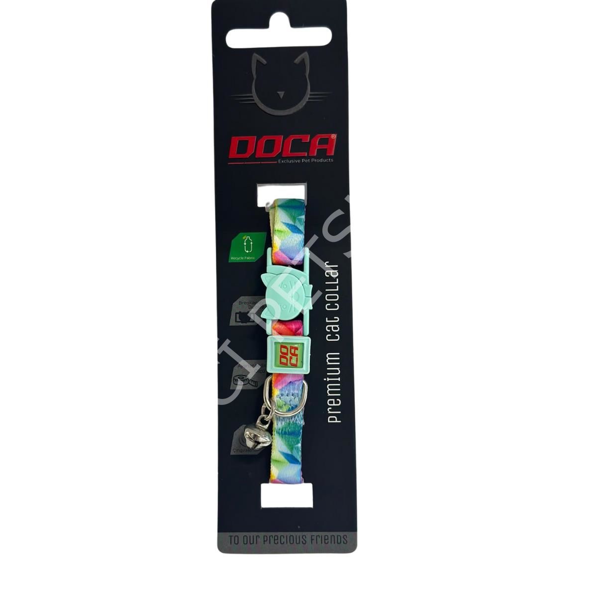 Doca Premium Rainbow Kedi Boyun Tasması 1,2 x 18 -28