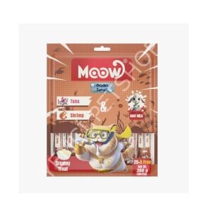 Moow Ton Balıklı&Karidesli Keçi Sütlü 12gr x 30'lu Kedi Krema Ödülü