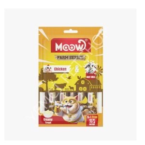 Moow Tavuklu Keçi Sütlü 12gr x 6 12 li Kedi Krema Ödülü
