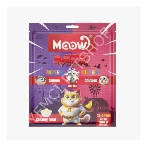 Moow Karışık Somonlu&Tavuklu Keçi Sütlü 12gr x 30' lu Yavru Kedi Krema Ödülü