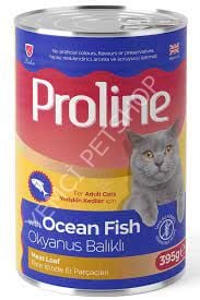 PROLİNE OKYANUS BVALIKLI KEDİ KOSERVESİ 395 GR