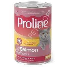PROLİNE SOMONLU KEDİ KONSERVESİ 395 GR