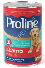 PROLİNE KUZU ETLİ BALKABAKLI YAVRU KÖPEK KONSERVESİ 395 GR