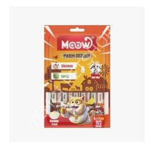 Moow Tavuklu&Kedi Naneli Keçi Sütlü 12gr x 6 Adet li Kedi Krema Ödülü