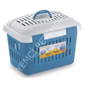 Midi Guliver Kedi Köpek Orta Taşıma Mavi Beyaz 45x33x33