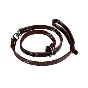 DOGGİE YAĞLI DERİ BOĞMALI EĞİTİM GEZDİRME YAĞLIKAHVE 1,1X150CM