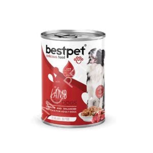Bestpet Kuzu Etli Parça Etli ve Jöleli Köpek Konservesi 400 Gr