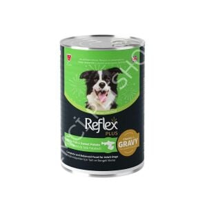 Reflex Plus Soslu Balıklı Patatesli Köpek Konservesi 400 Gr