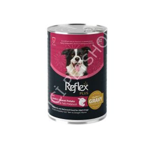Reflex Plus Soslu Kuzulu Patatesli Köpek Konservesi 400 Gr