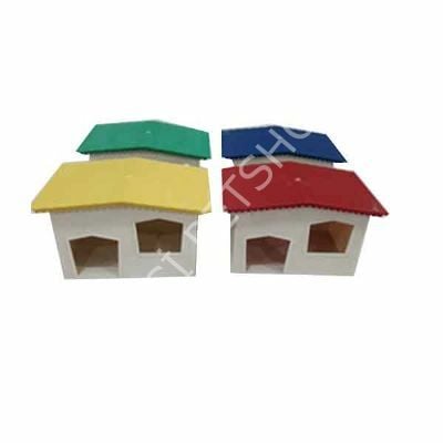 Plastik Renkli Hamster Evi 13x9x8 Cm