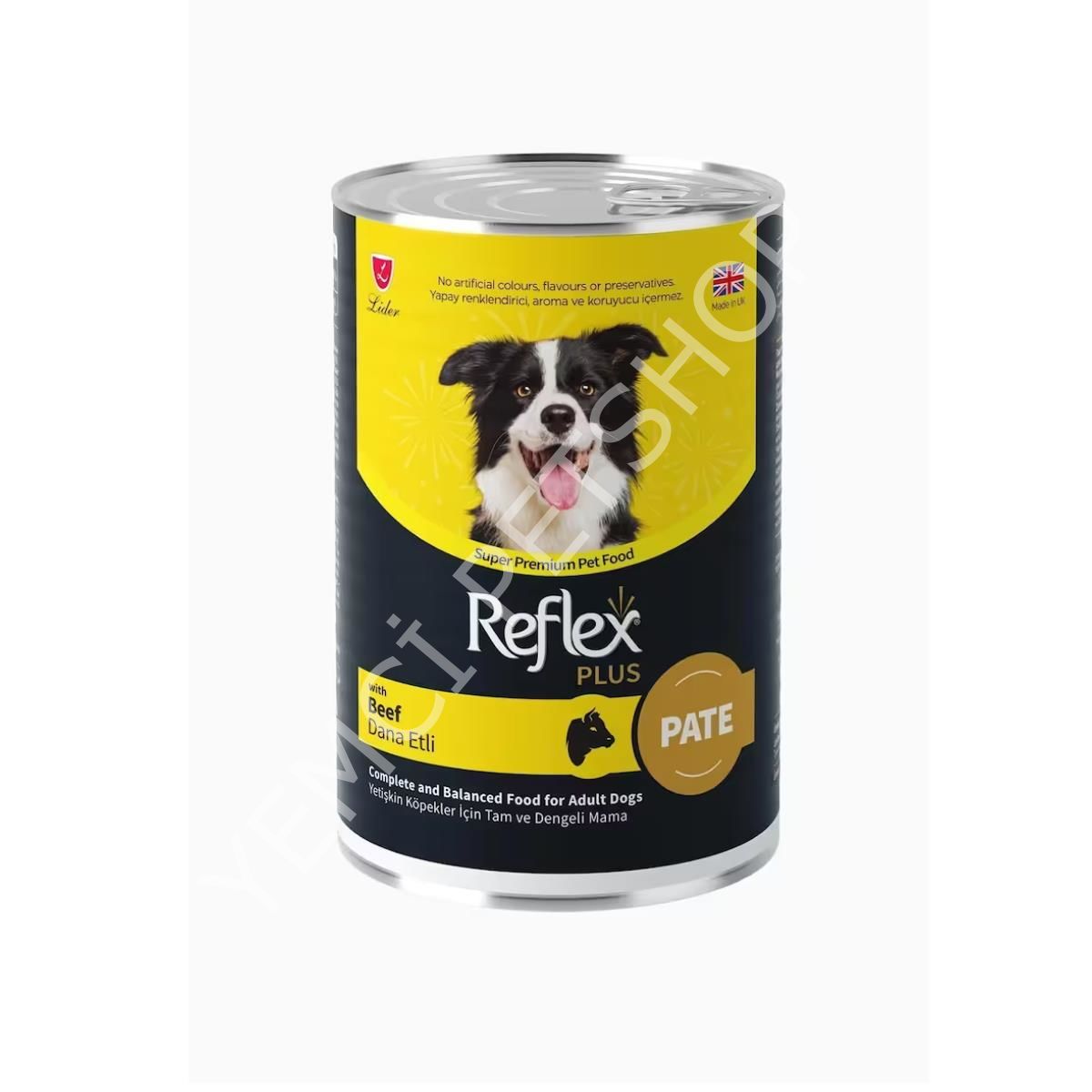 Reflex Plus Pate İçinde Et Parçacıklı Dana Etli Yetişkin Köpek Maması 400 gr