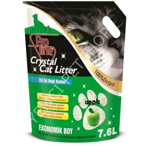 Proline Kristal Kedi Kumu Elma Aromalı 7,6 Lt