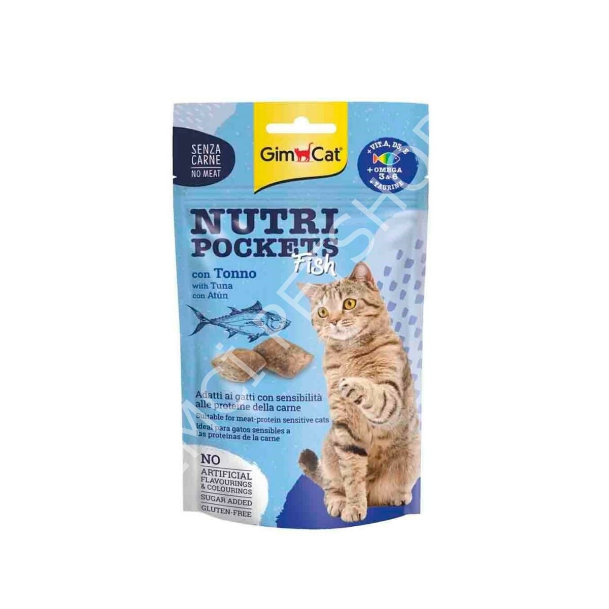 Gimcat Nutripockets Ton Balıklı Kedi Ödülü 60 Gr