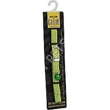 CATTİE LASTİKLİ KEDİ BOYUN TASMASI SARI 1X20-30CM