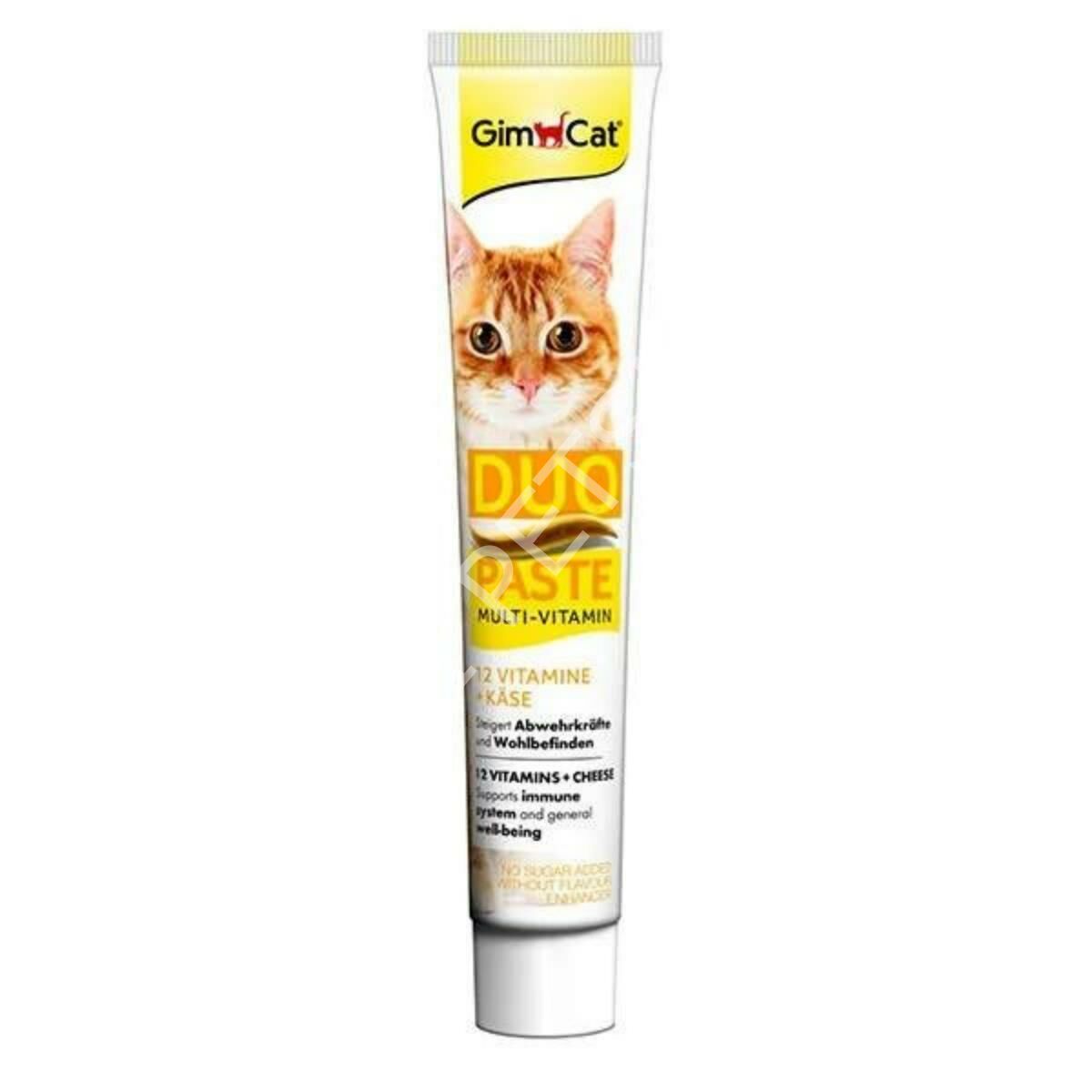 Gimcat Multi Vitamin Duo Paste 12 Vitaminli Peynirli Kedi Macunu 50 Gr