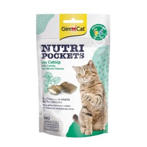 Gimcat Nutri Pockets Kedi Ödülü Kedi Otu & Multivitamin 60g