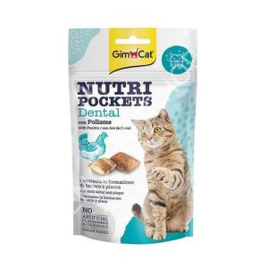 GimCat Nutri Pockets Kedi Ödülü Dental 60Gr