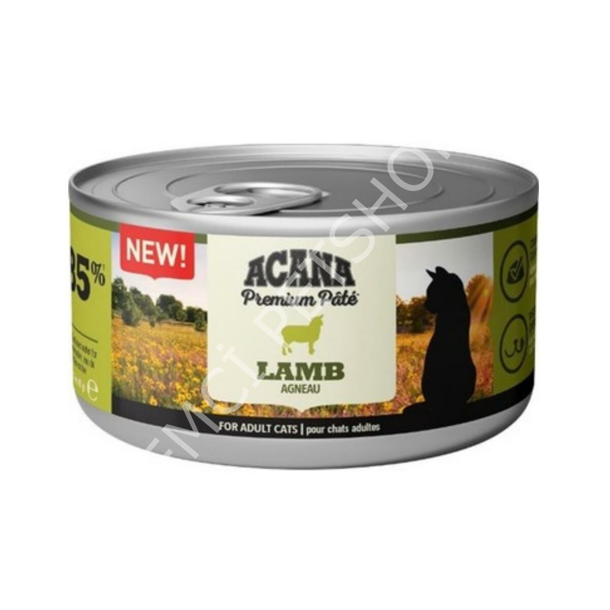 Acana Premium Pate (Ezme) Konserve Yaş Kedi Maması Kuzu Etli  85 Gr