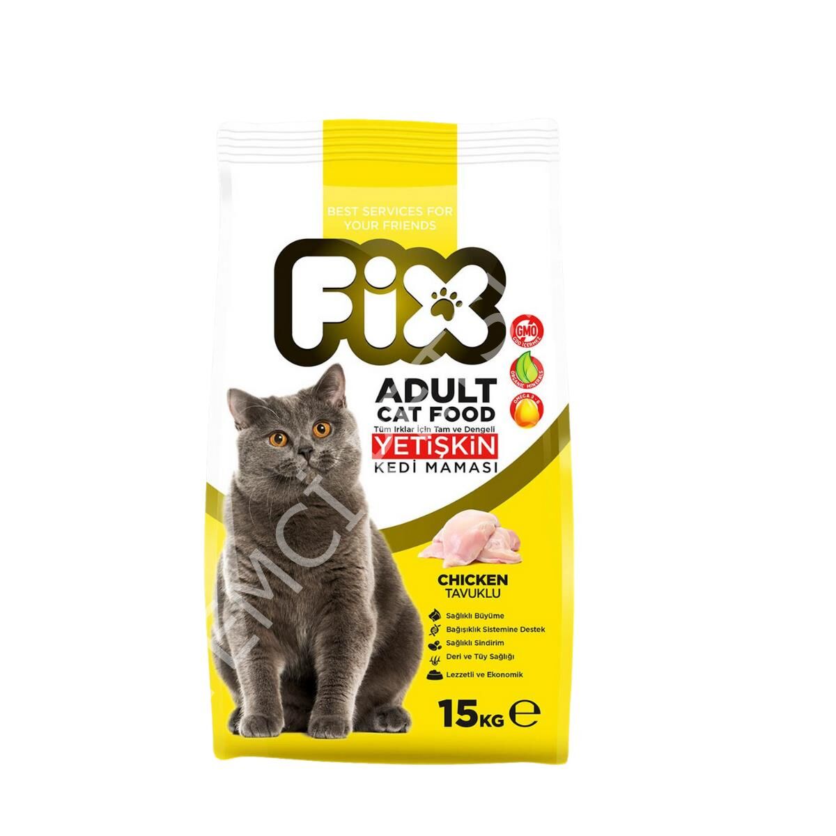 Fix 15 kg Tavuklu Yetişkin Kedi Maması