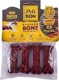 DELİBON DERİ PRES KEMİK 7CM XS BOY 4LÜ PAKET BARBEKÜ 7CMX4AD.