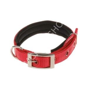 DOCA DOKUMA KIRMIZI KÖPEK BOYUN TASMASI 2 X 26-36 CM