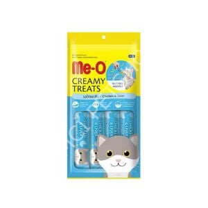 Me-O Tavuklu Ciğerli Krem Kedi Ödülü 4 x 15 gr