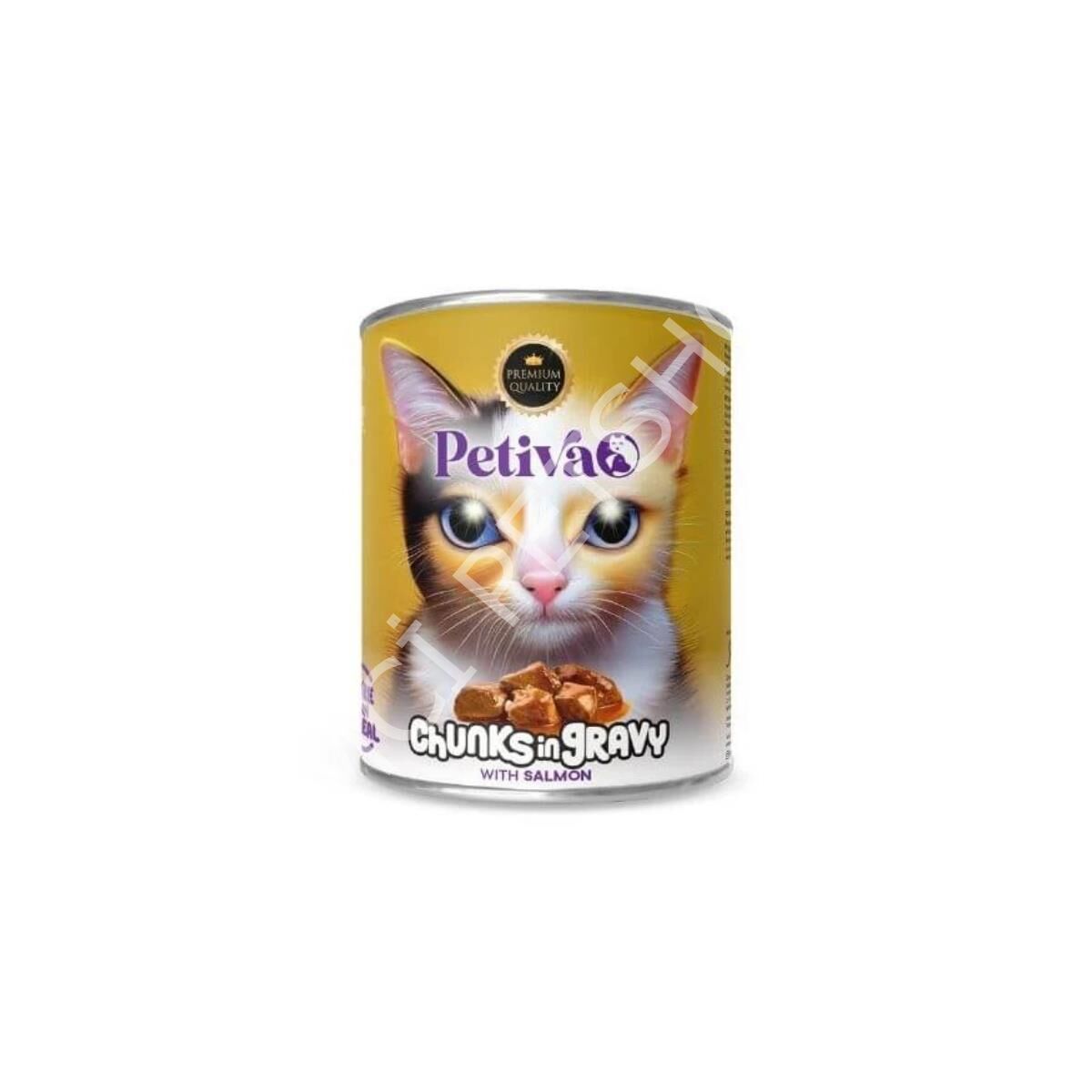 Petiva Somonlu Yetiskin Kedi Konserve Yas Mama 400gr