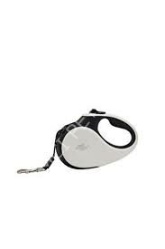 DOGGİE OTOMATİK UZATMA TASMASI SOFT SERİ BEYAZ 15KG/5MT