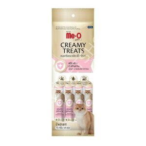Me-O Gold Creamy Kedi Ödülü Ton Balığı ve Prebiyotik 15 Gr 4'lü Paket