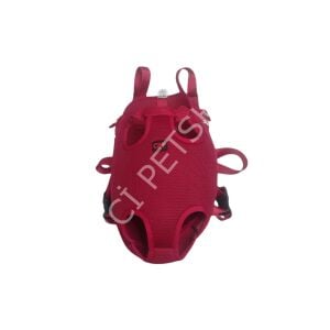 YEMCİPETSHOP CALM CARRİE KIRMIZI KÖPEK ANA KUCAĞI SMALL